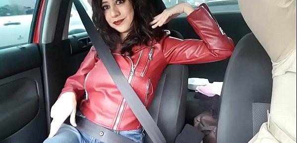  Maria public masturbation in moving car